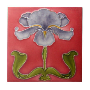 AN018 Art Nouveau Reproduction Antiek Tile Tegeltje