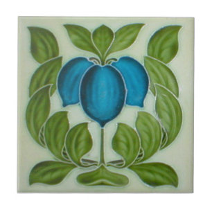 AN034 Art Nouveau Reproduction Antiek Tile Tegeltje