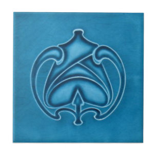 AN045 Art Nouveau Reproduction Antiek Tile Tegeltje