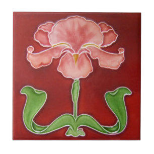 AN059 Art Nouveau Reproduction Antiek Tile Tegeltje