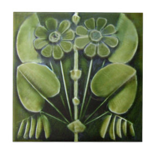 AN089 Art Nouveau Reproduction Antiek Tile Tegeltje