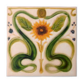 AN113 Art Nouveau Reproduction Antiek Tile Tegeltje (Voorkant)