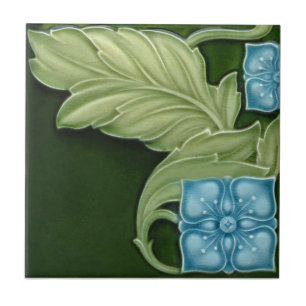 AN130 Art Nouveau Reproduction Antiek Tile Tegeltje