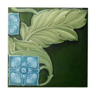 AN131 Art Nouveau Reproduction Antiek Tile Tegeltje