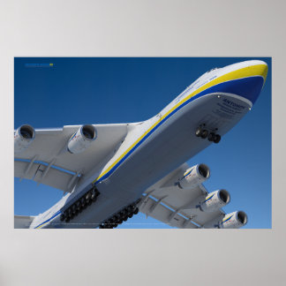 An-225 Mriya: Grootste vliegtuig ter wereld 3D Poster