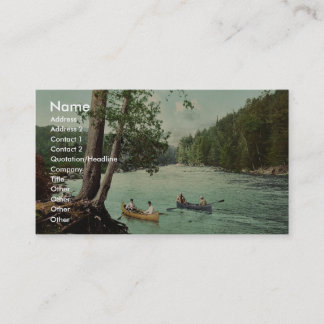 An Adirondack mountainstream klassiek Photochrom Visitekaartje