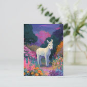 An Adorable Donkey Colorful Briefkaart (Staand voorkant)