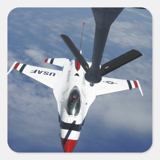 An Altus KC-135 Stratotanker Vierkante Sticker (Voorkant)