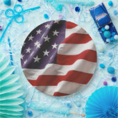 AN American Flag - VS Papieren Bordje (Feest)
