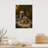 An Amusing Ride by Hans Zatzka - poster (Keuken)