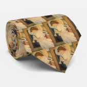 An Angel Playing a Flageolet By Burne Jones Stropdas (Opgerold)