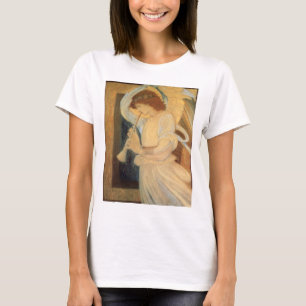 An Angel Playing a Flageolet By Burne Jones T-shirt