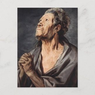 An Apostle door Jacob Jordaens Briefkaart
