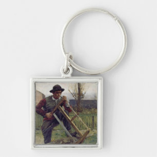 An Aragonese Woodcutter, 1876 Sleutelhanger