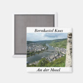 An der Mosel , Bernkastel Kues Magneet (Voorkant / Achterkant)