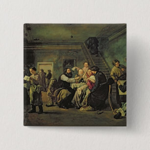 An Eating House, 1859 Vierkante Button 5,1 Cm