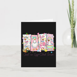 An egg cited goose funny for kids girl women kaart