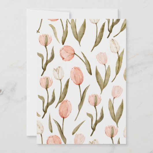 An elegant wedding invitation in olive green (Achterkant)