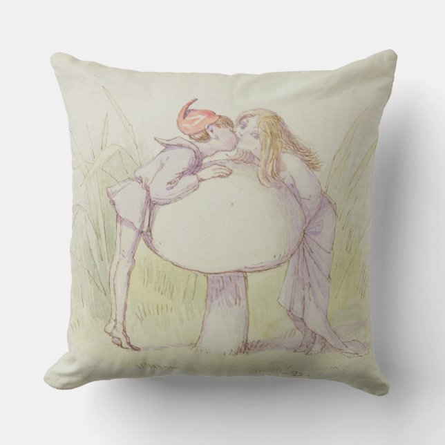 An Elf en a Fairy Kussen (Voorkant)