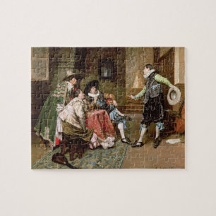 An Engaging Tale, 1894 (olie op het paneel) Legpuzzel