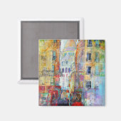 An Evening Walk to Sacre Coeur Magneet (Voorkant / Achterkant)