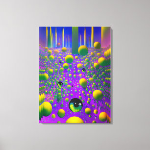 An Eyefull beroemd gemaakt door Ken Gage Surreal A Canvas Afdruk