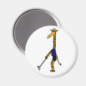 AN- Giraffe Spelen Golfontwerp Magneet (Voorkant / Achterkant)