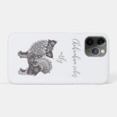 An iPhone 11 Pro case with chihuahua (Achterkant (horizontaal))