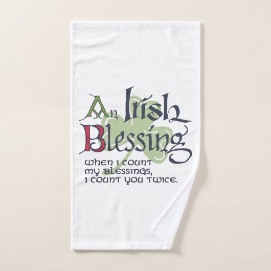 An Irish Blessing Bad Handdoek (Handdoek)