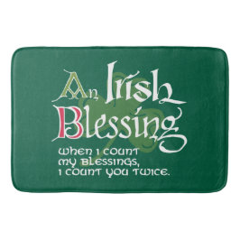 An Irish Blessing Badmat