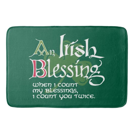An Irish Blessing Badmat (Voorkant)