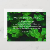 An Irish Blessing Briefkaart (Voorkant / Achterkant)