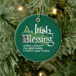 An Irish Blessing Keramisch Ornament