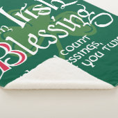 An Irish Blessing Sherpa Deken (3/4)