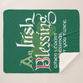 An Irish Blessing Sherpa Deken (Voorkant (horizontaal))