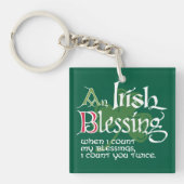 An Irish Blessing Sleutelhanger (Voorkant)