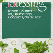 An Irish Blessing Theedoek (Gevouwen)