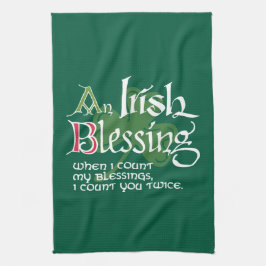 An Irish Blessing Theedoek