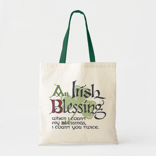 An Irish Blessing Tote Bag (Voorkant)
