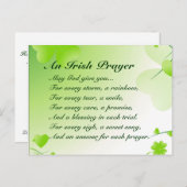 An Irish Prayer - Briefkaart (Voorkant / Achterkant)