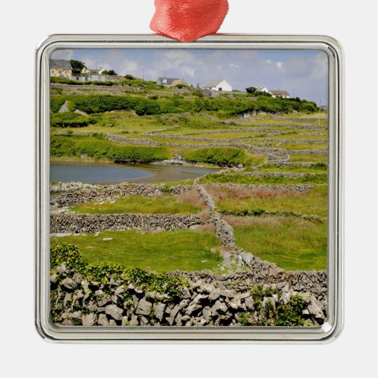 An Irish Stone Wall Metalen Ornament (Voorkant)