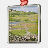 An Irish Stone Wall Metalen Ornament (Links)