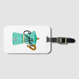 An Italian coffee moka Bagagelabel