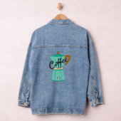 An Italian coffee moka Denim Jacket (Hangar)