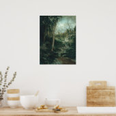 An Old Clearing (1881) - Alexander H. Wyant Poster (Keuken)