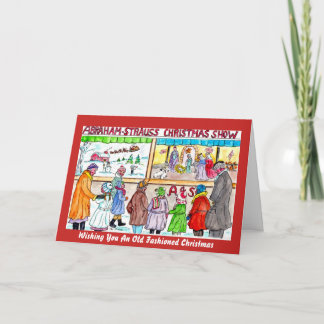An Old Fashioned Life On The Stoop Christmas Card Feestdagen Kaart