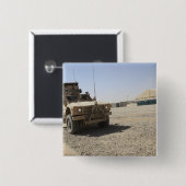 An Oshkosh M-ATV 2 Vierkante Button 5,1 Cm (Voorkant /achterkant)