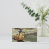 An Otter Grad Party Invitation Enclosure Card (Debout devant)