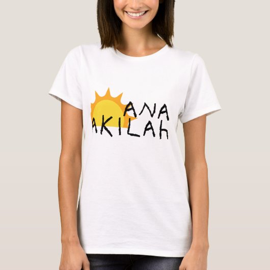 ANA AKILAH T-SHIRT (Voorkant)