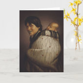 'Ana Rupene en kind' - G. Lindauer Briefkaart (Gele Bloem)